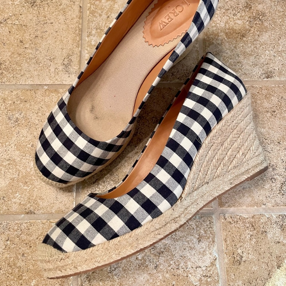 J Crew espadrille wedge